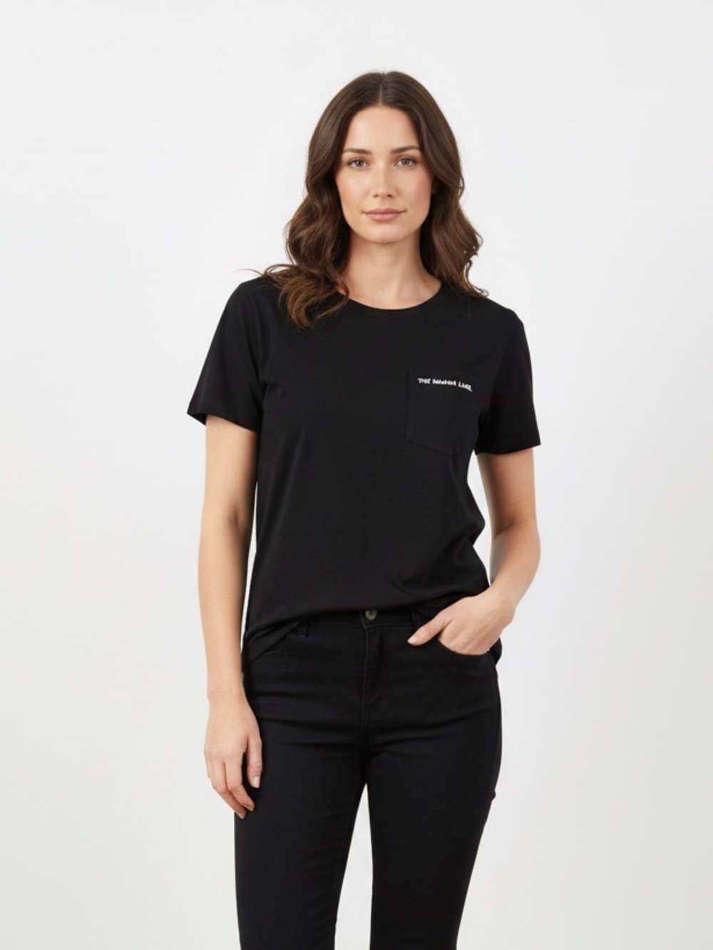 Black Short Sleeve Shirt | The Mama Lable | Large